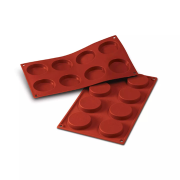 Obrázek 2 produktu SIL FORMA SILIKON terakota - FLORENTINKA Ø60mm v.12mm 35ml 8ks