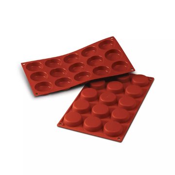 Obrázek 2 produktu SIL FORMA SILIKON terakota - KOLÁČ Ø50mm v.14mm 30ml 15ks