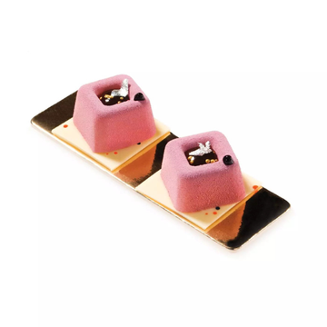 Obrázek 2 produktu SIL FORMA SILIKON terakota - SAVARIN ČTVEREC 48x48mm v.29,5mm 45ml 15ks