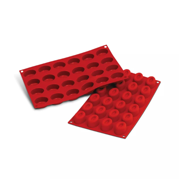 Obrázek 2 produktu SIL FORMA SILIKON terakota - SAVARIN OVÁL 44x32mm v.24,5mm 16ml 24ks