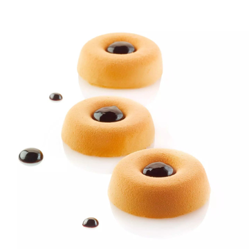 Obrázek 1 produktu SIL FORMA SILIKON terakota - SAVARIN OVÁL 71x60mm v.28mm 72ml 8ks