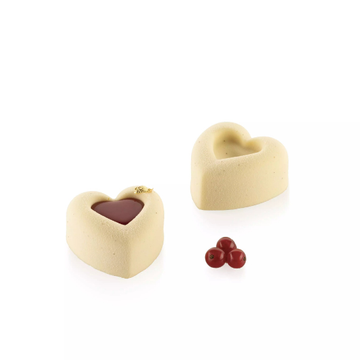 Obrázek 1 produktu SIL FORMA SILIKON terakota - SAVARIN SRDCE 59x60mm v.30mm 72ml 8ks