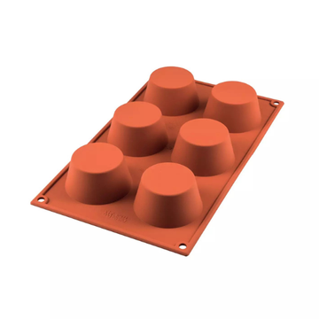 Obrázek 5 produktu SIL FORMA SILIKON terakota - MUFFIN Ø68mm v.38mm 119ml 6ks