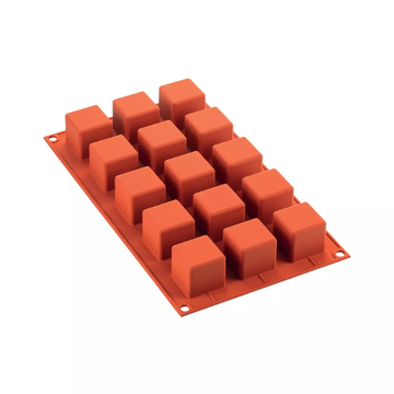 Obrázek 3 produktu SIL FORMA SILIKON terakota - KOSTKA 35x35mm v.35mm 42ml 15ks