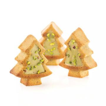 Obrázek 2 produktu SIL FORMA SILIKON terakota - VÁNOČNÍ STROMKY 83x68mm v.30mm 81ml 8ks