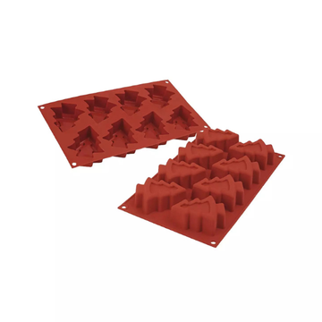 Obrázek 1 produktu SIL FORMA SILIKON terakota - VÁNOČNÍ STROMKY 83x68mm v.30mm 81ml 8ks