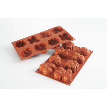 Obrázek 4 produktu SIL FORMA SILIKON terakota - ZVÍŘÁTKA A KYTKY 77,5x57,5mm v.32mm 80,7ml 8ks