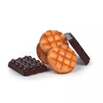 Obrázek 2 produktu SIL FORMA SILIKON terakota - MINI WAFFLE KULATÁ Ø40mm v.12mm 11,5ml