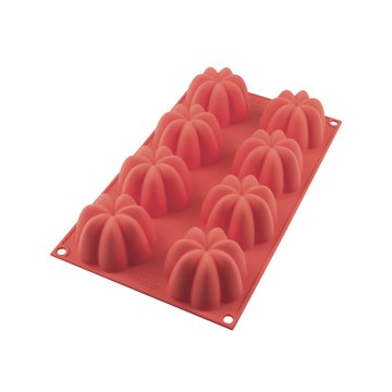 Obrázek 3 produktu SIL FORMA SILIKON terakota - CHARLOTTE Ø70mm v.41mm 102ml 8ks