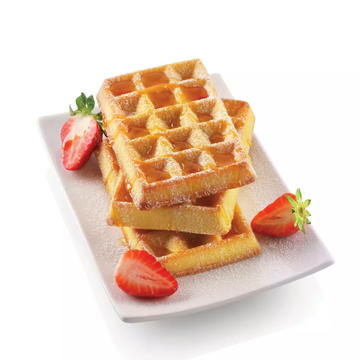 Obrázek 1 produktu SIL FORMA SILIKON černá - WAFLE HRANATÁ 95x70mm v.24mm 113ml 20ks