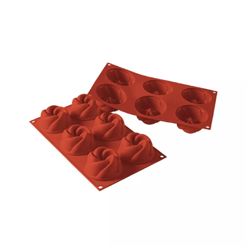 Obrázek 6 produktu SIL FORMA SILIKON terakota - BÁBOVKY Ø77mm v.37mm 110ml 6ks