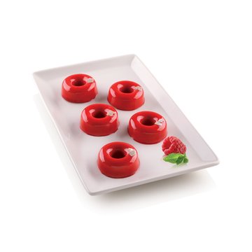 Obrázek 2 produktu SIL FORMA SILIKON terakota - SMALL DONUT Ø45mm v.18mm 22ml 15ks