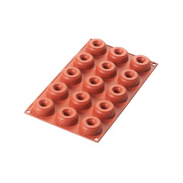 Obrázek 3 produktu SIL FORMA SILIKON terakota - SMALL DONUT Ø45mm v.18mm 22ml 15ks