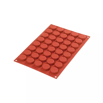 Obrázek 3 produktu SIL FORMA SILIKON terakota - KOLÁČ Ø28mm v.11mm 6ml 40ks