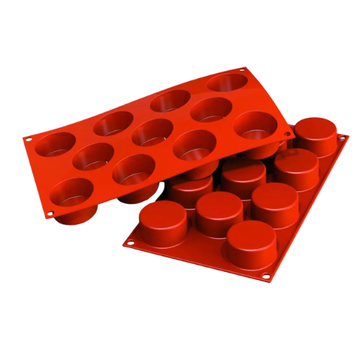 Obrázek 2 produktu SIL FORMA SILIKON terakota - MONOPORCE KOLEČKO Ø50mm v.27mm 55ml 11ks