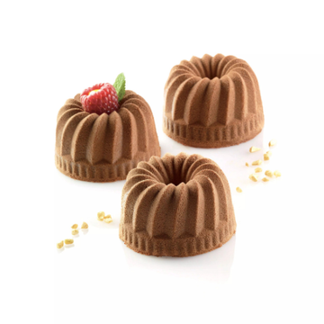 Obrázek 1 produktu SIL FORMA SILIKON terakota - BÁBOVKY Ø75mm v.41,5mm 100ml 6ks