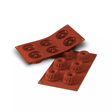 Obrázek 2 produktu SIL FORMA SILIKON terakota - BÁBOVKY Ø75mm v.41,5mm 100ml 6ks