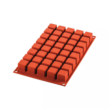 Obrázek 1 produktu SIL FORMA SILIKON terakota - KOSTKA 24x24mm v.24mm 13,5ml 40ks