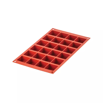 Obrázek 2 produktu SIL FORMA SILIKON terakota - HRANATÝ KOŠÍČEK 30x30 - 38x38mm v.15mm 18ml 24ks