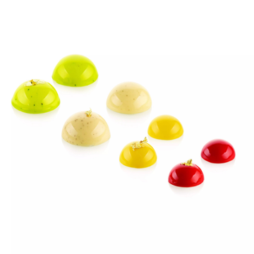 Obrázek 2 produktu SIL FORMA SILIKON terakota - POLOKOULE Ø35mm v.20mm 13ml 24ks