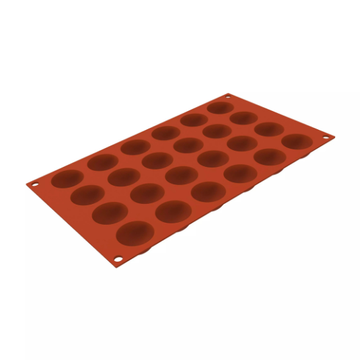 Obrázek 4 produktu SIL FORMA SILIKON terakota - POLOKOULE Ø35mm v.20mm 13ml 24ks