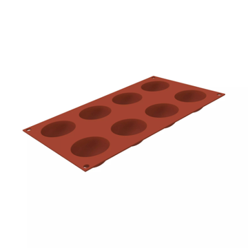 Obrázek 3 produktu SIL FORMA SILIKON terakota - POLOKOULE Ø55mm v.29mm 46ml 8ks