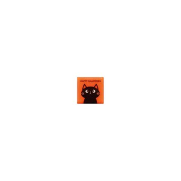 Obrázek 3 produktu PCB DEKOR ČTVEREC S 3 HALLOWEENSKÝMI MOTIVY (kočka, netopýr, pavouk) 2,5cm 108ks