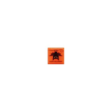 Obrázek 2 produktu PCB DEKOR ČTVEREC S 3 HALLOWEENSKÝMI MOTIVY (kočka, netopýr, pavouk) 2,5cm 108ks
