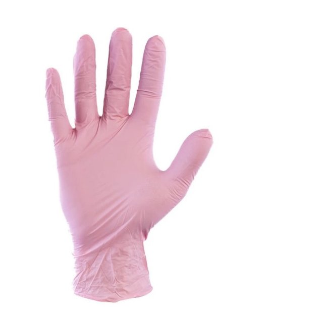 Obrázek produktu Rukavice nitrilové jednorázové růžové vel.XS 100ks (doprodej)