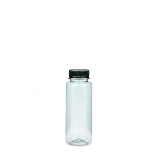 Obrázek produktu PACKARI LAHVIČKA NA LIMONÁDU a SMOOTHIE plast černé víčko 250ml 300ks