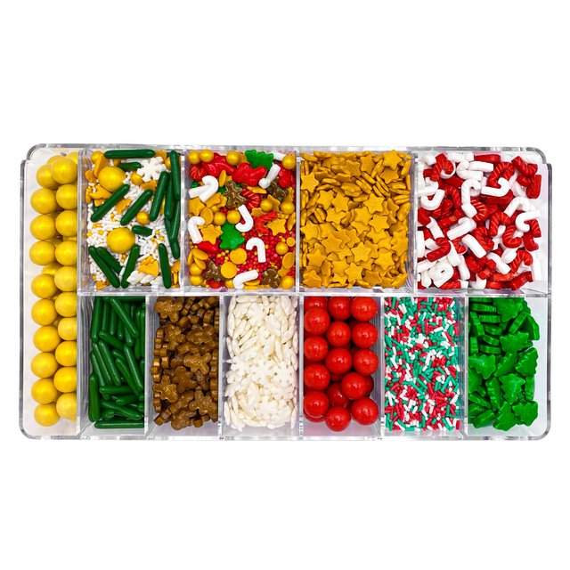 Obrázek produktu HS Dekorace cukrové BOX SANTA'S ELVES SELECTION - na objednávku min. 4ks