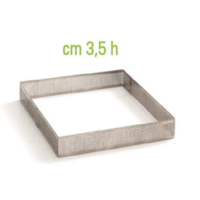 Obrázek produktu DECO RÁFEK PERFOROVANÝ - ČTVEREC NEREZ 7x7x3,5cm