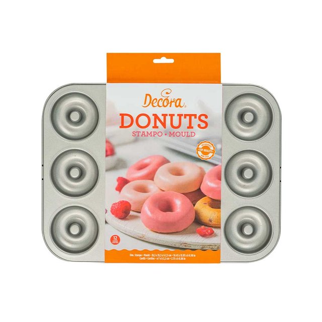 Obrázek produktu DECO FORMA NA PEČENÍ - DONUTY na 12ks donutů pr.7 v.2,2cm