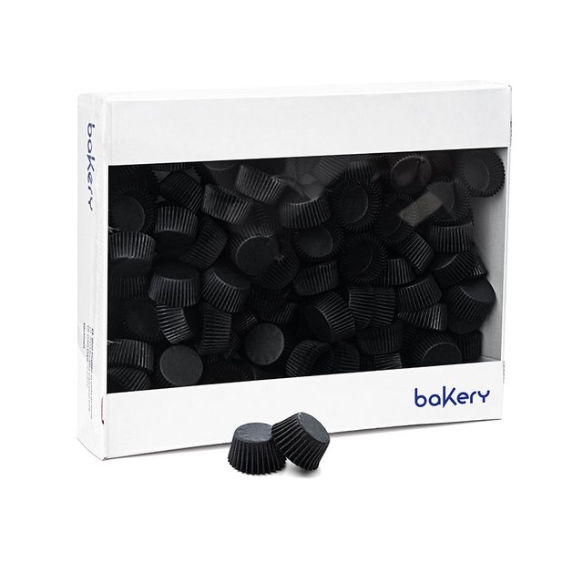 Obrázek produktu DECO KOŠÍČKY NA PRALINKY - ČERNÉ pr.32mm v.22mm 2500ks