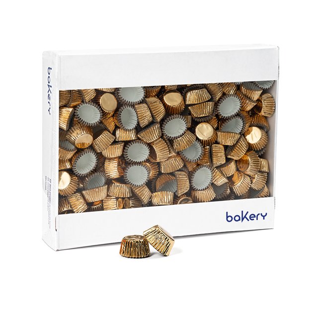 Obrázek produktu DECO KOŠÍČKY NA PRALINKY - ZLATÉ pr.27mm v.17mm 4000ks