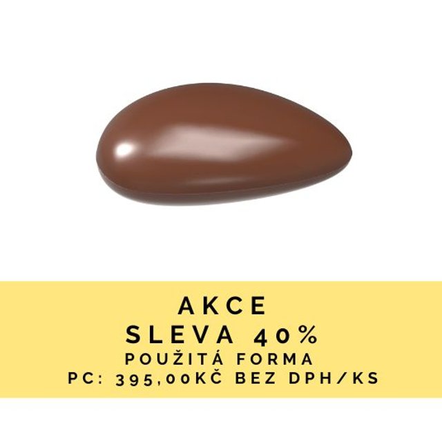 Obrázek produktu POUŽITÉ - CW FORMA NA PRALINKY - PEBBLE -oblázky 3,9x3,4cm v.0,7cm 5,5g 18ks - SLEVA 40%
