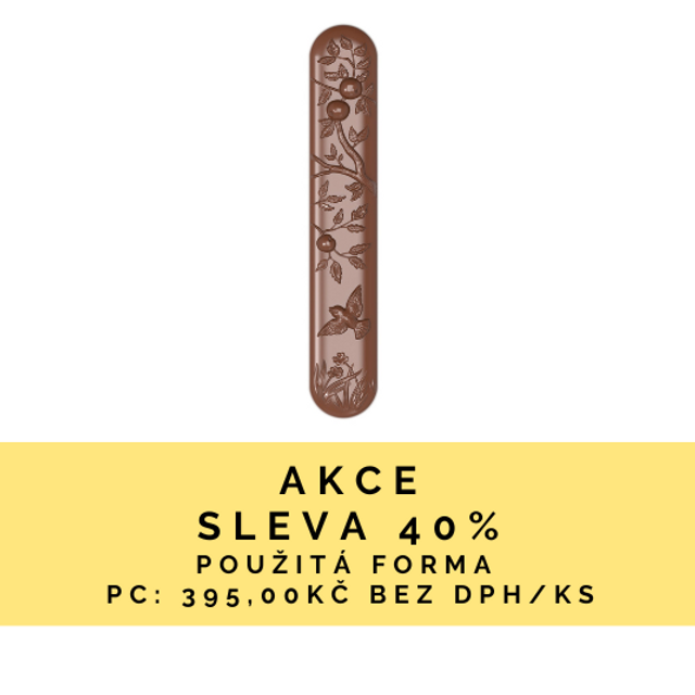 Obrázek produktu POUŽITÉ - CW FORMA NA PRALINKY - ECLAIR 11,8x2,1cm v.0,75cm 16,5g 8ks - SLEVA 40%