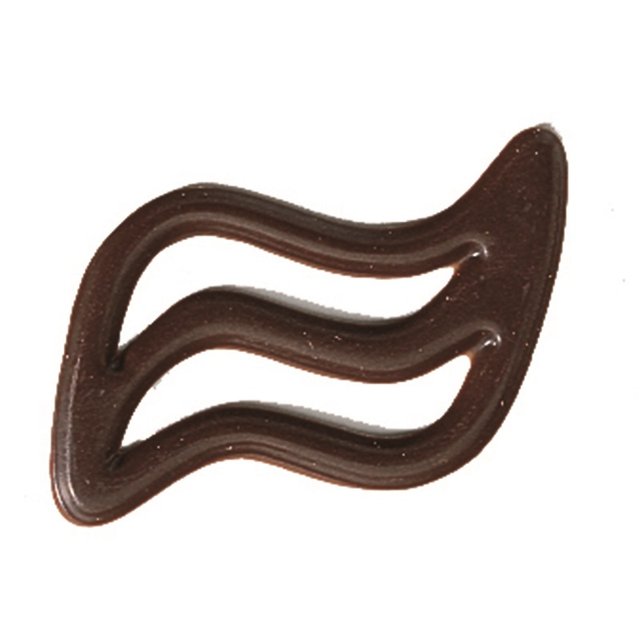 Obrázek produktu DEKOR VLNKA TMAVÁ  5,5x3,4cm (LU191) 510ks