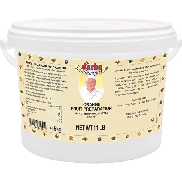 Obrázek produktu D´ARBO MARMELÁDA POMERANČ hladká 5kg