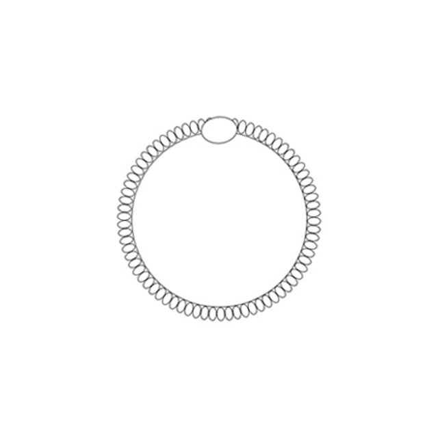 Obrázek produktu ALCAS PODNOS KULATÝ OZDOBNÝ BÍLÝ PLAST pr.32cm 1ks