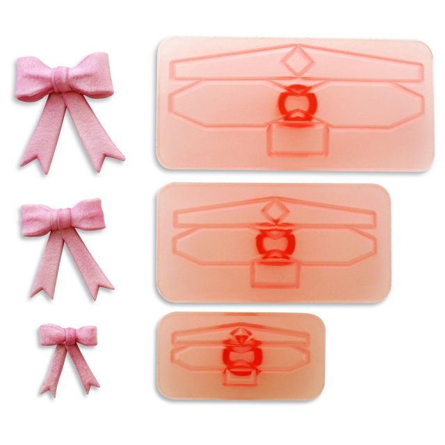 Obrázek produktu PME Vykrajovátko mašle malé velikosti 4x1,8cm, 6x2,6cm, 7,8x3,5cm SE SLEVOU 50%