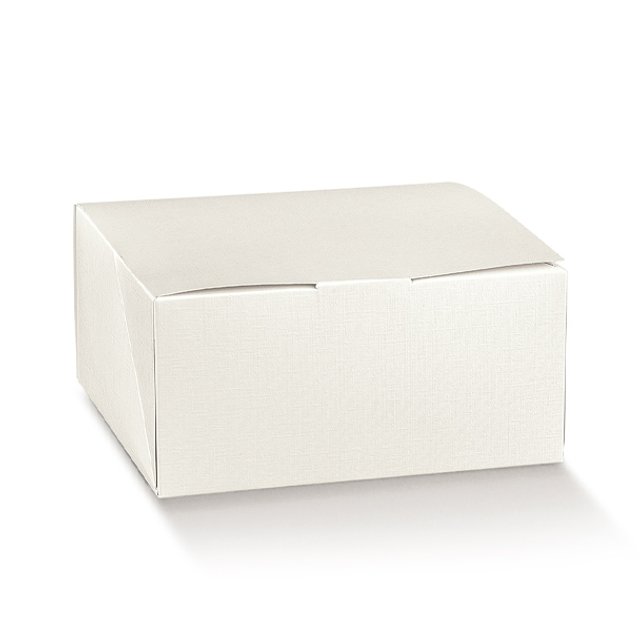 Obrázek produktu SC Krabice na dort hranatá potisk bílá 21x21x10cm 5x10ks