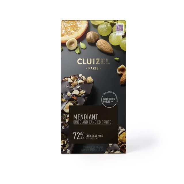 Obrázek produktu MC ČOKOLÁDOVÁ TABULKA HOŘKÁ 72% ořechy a kandované ovoce 14x100g