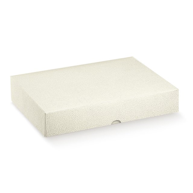 Obrázek produktu SC Krabice na cukroví potisk bílá kůže 32x22x6cm 10x10ks