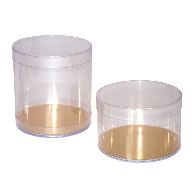 Obrázek produktu MF Krabička na makronky průhledná tubus 18x5cm 45ks