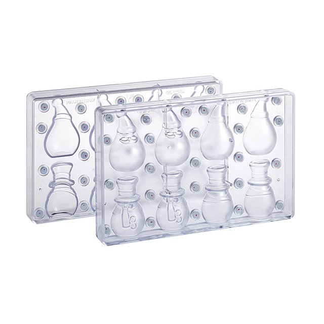 Obrázek produktu MA FORMA NA ČOKOLÁDU - Santa a Sněhulák 3D