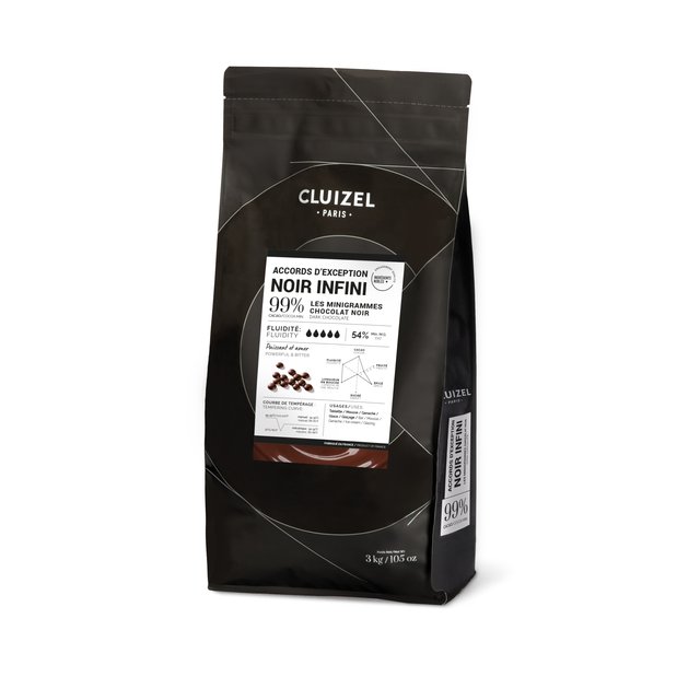 Obrázek produktu MC ČOKOLÁDA INFINI HOŘKÁ 99% 3 kg