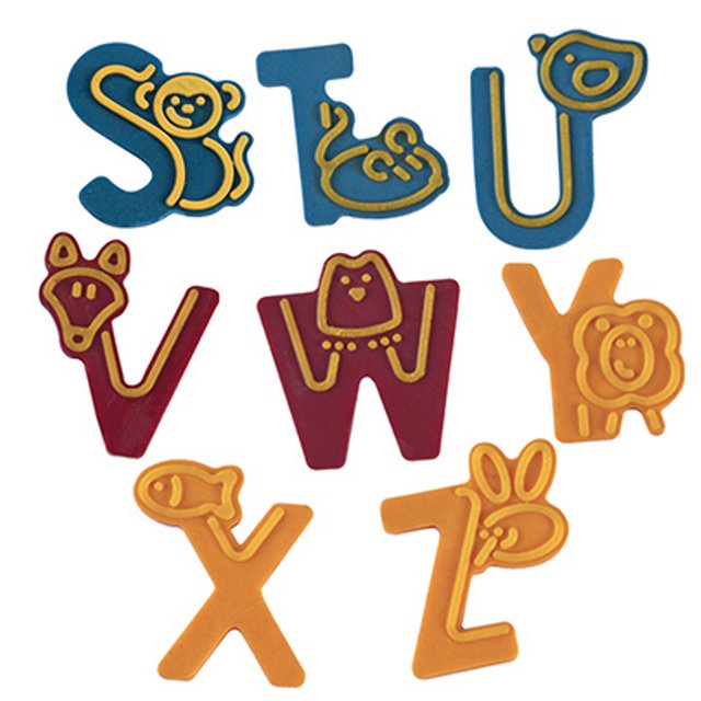 Obrázek produktu MA FORMA NA ČOKOLÁDU PLAST - PÍSMENA S-Z SE SLEVOU 50%