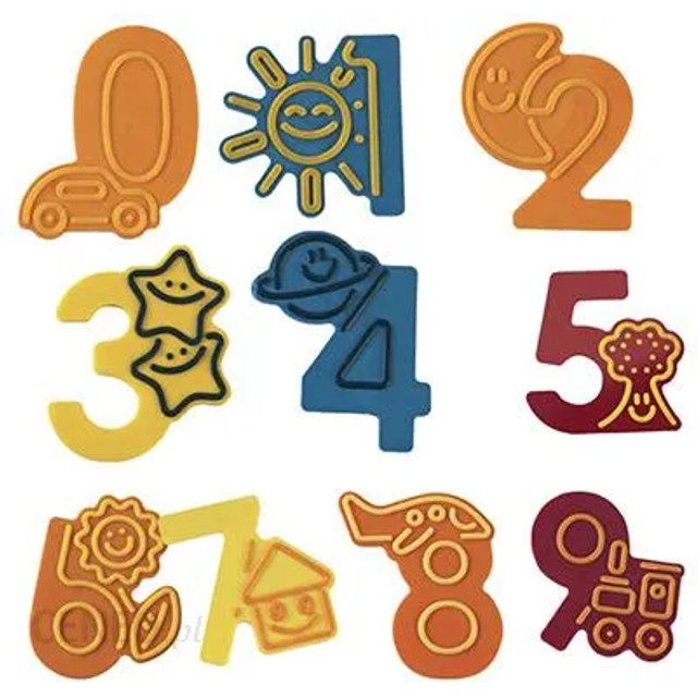 Obrázek produktu MA FORMA NA ČOKOLÁDU PLAST - ČÍSLICE 0-9 SE SLEVOU 50%