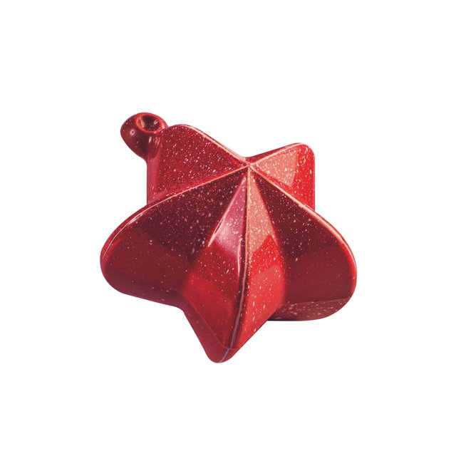 Obrázek produktu MA FORMA NA ČOKOLÁDU PLAST 2ks- VÁNOČNÍ OZDOBA HVĚZDA 62x69mm 6ks